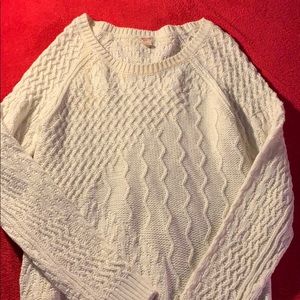 White Knit Sweater